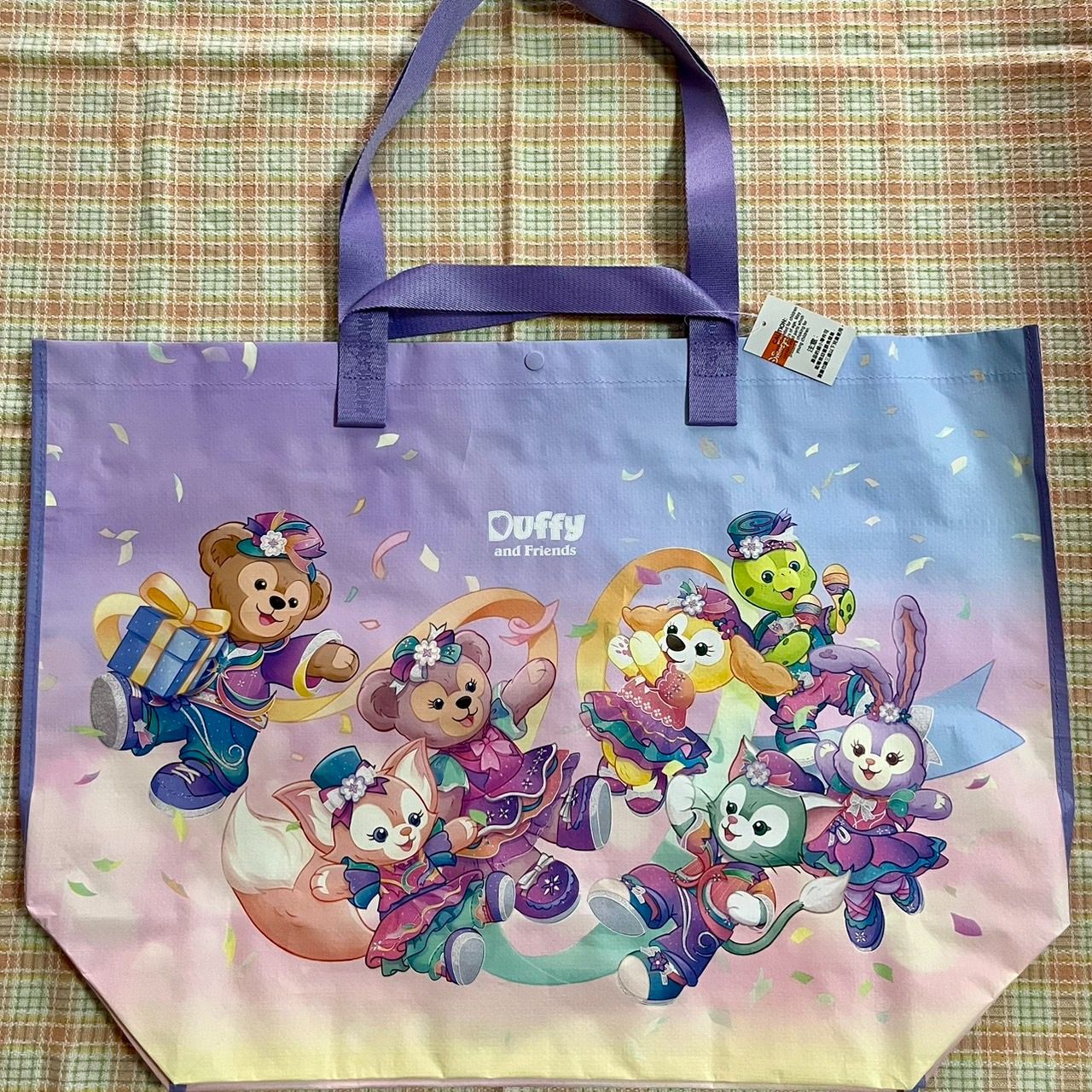 ダッフィー　シュパット　Mサイズ　香港ディズニー　限定　新品未使用 シュパット エコバッグ marna ダッフィー 香港ディズニー M