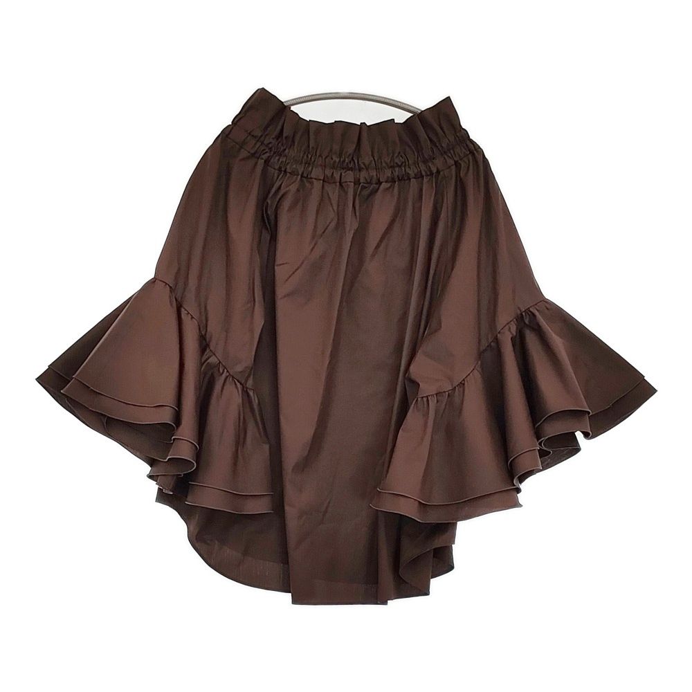 Audie a Muses ラッフルスリーブブラウス 定価25300円 ブラウス シャツ 25 AW ブラウン レディース オーディアミューズ 5-0930 M