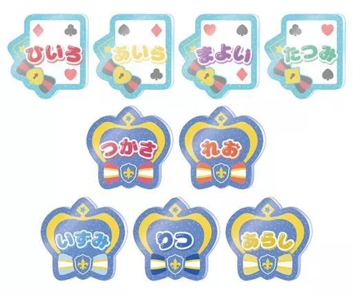 バッジ・ピンズ　全10種セット 「あんさんぶるスターズ!! おなまえアクリルバッジぷち Vol.3」 アニメイトガールズフェスティバル2021グッズ 中古】バッジ・ピンズ 全9種セット 「あんさんぶるスターズ!! お
