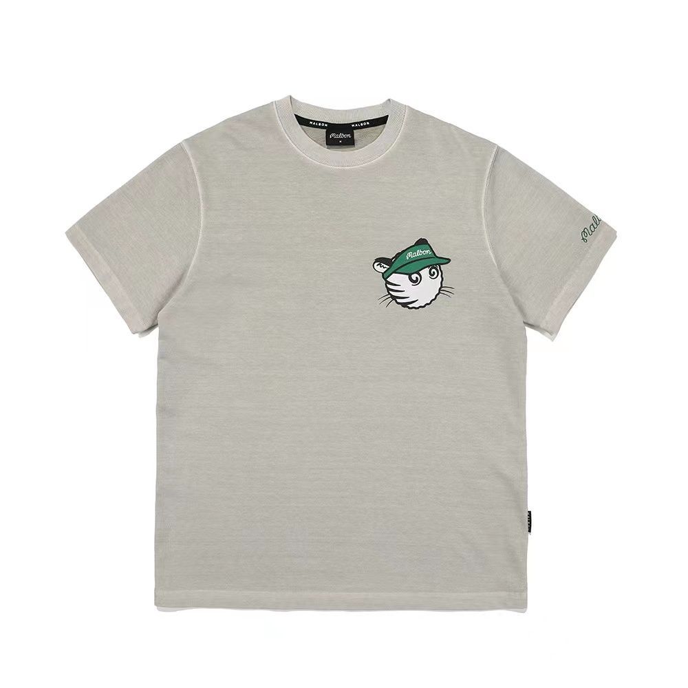 マルボンゴルフMalbon ゴルフウェア メンズ Tシャツ 半袖 トップス新品夏 マルボンゴルフ ゴルフウェア 男Tシャツ 半袖 トップス Malbon