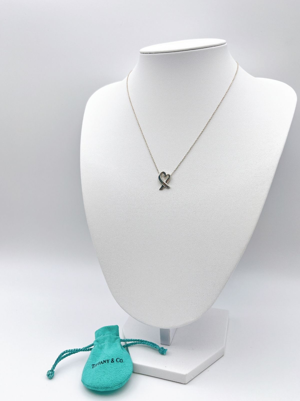 Tiffany Paloma Picasso ラビングハート ネックレス パロマ・ピカソ ラビング ハート ペンダント（ミニ）18Kゴールド