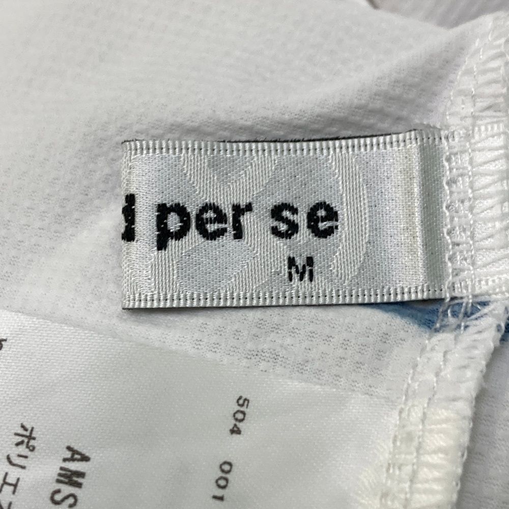 サイズ：M AND PER SE アンパスィ 2022年 ハイネック 半袖T