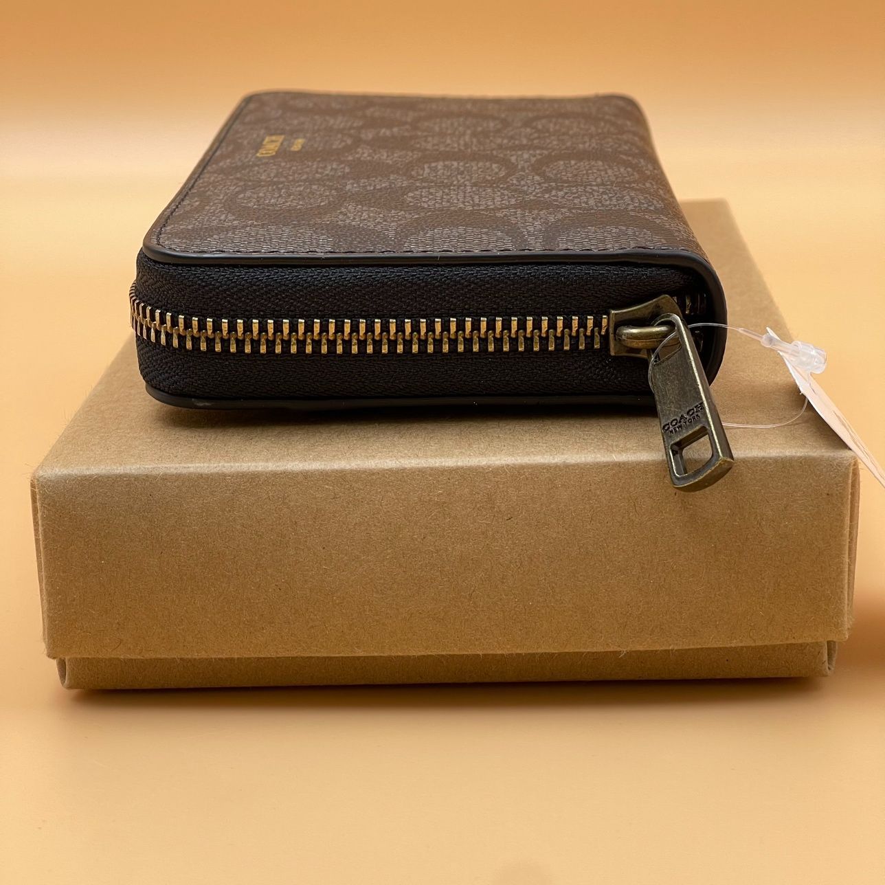 COACH 財布 未使用】COACH コーチ 長財布 F74597 BK/CQ シグネチャー
