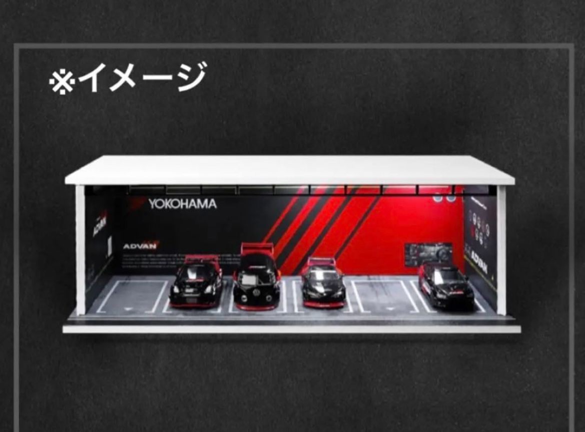 1/64 ガレージ 駐車場 模型 ジオラマ トミカ ホットウィール 1/64