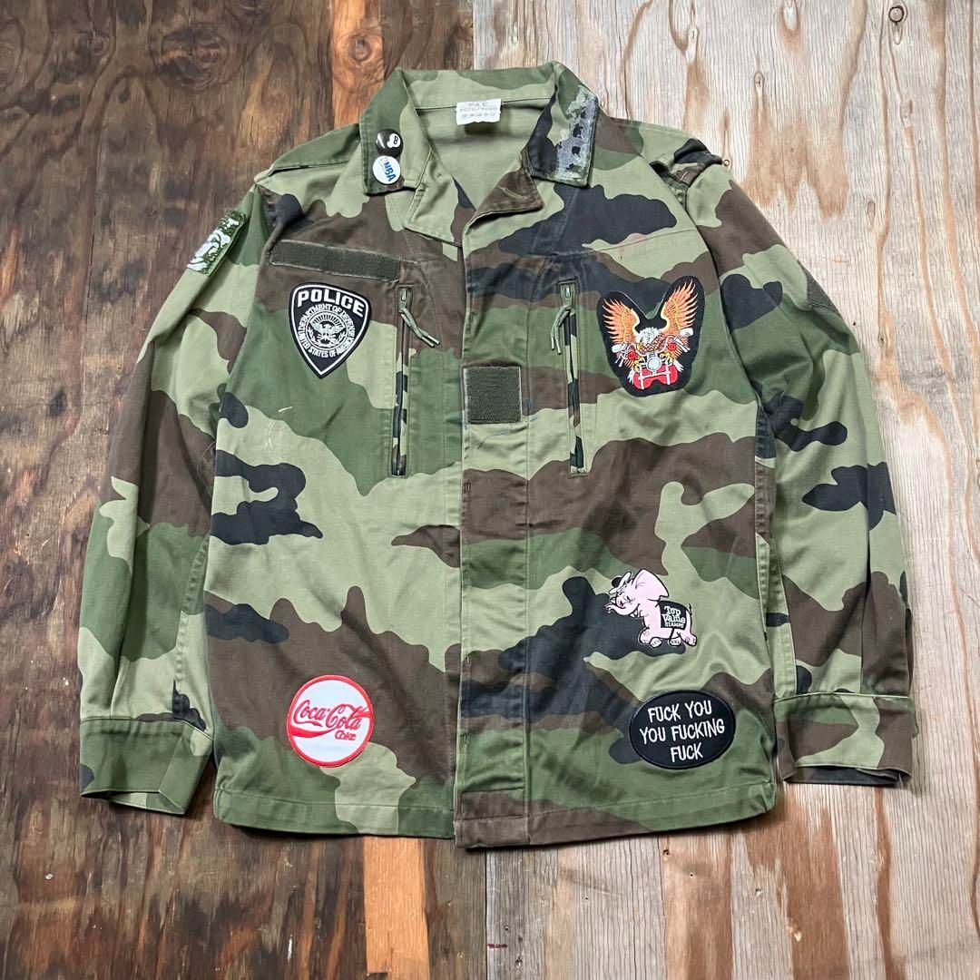 フランス軍 70s ヴィンテージ ミリタリージャケット 92LGM カーキ