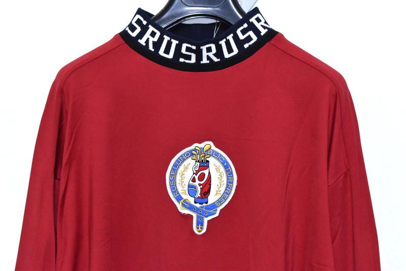 【最大80％OFF】 ラッセルノ ゴルフ リブ LF モックネック ゴルフバッグ 4 M 5 L RS-2240606 Russeluno Golf ユートピアの