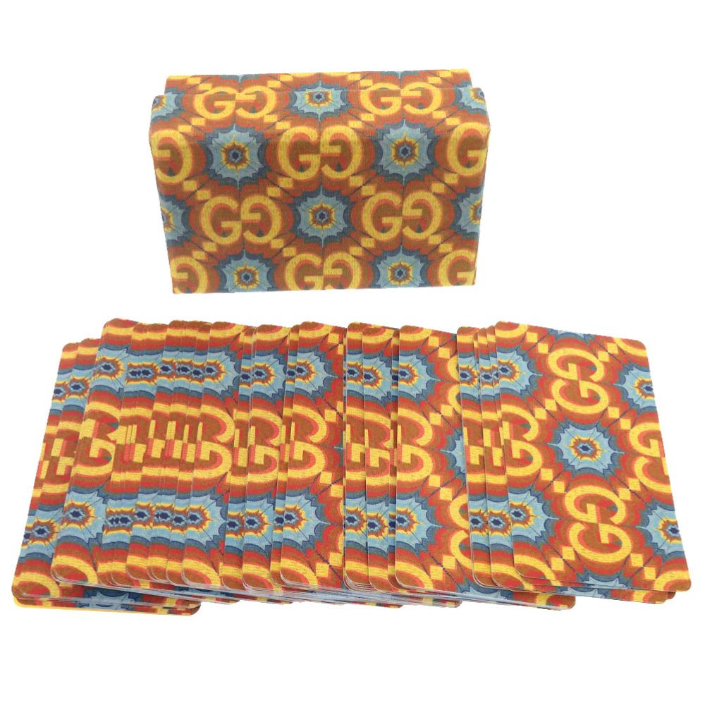 GUCCI - 新品同様 グッチ クイズカード 100週年記念 ノベルティ GG マルチカラー カードゲーム 0772 【中古】 GUCCI 新品同様 グッチ クイズカード 100週年記念 ノベルティ GG