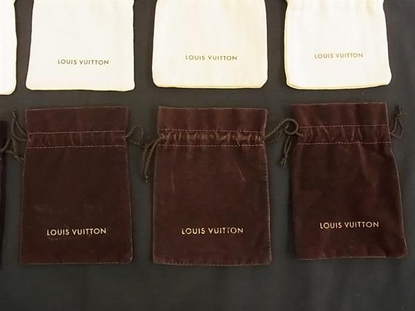 □新品同様～□ LOUIS VUITTON ルイヴィトン 保存袋 巾着 W 約12cm H