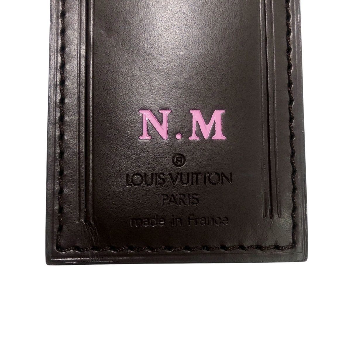 ルイヴィトン　ネームタグ LOUIS VUITTON ルイヴィトン ネームタグ ポワニエ - 中古