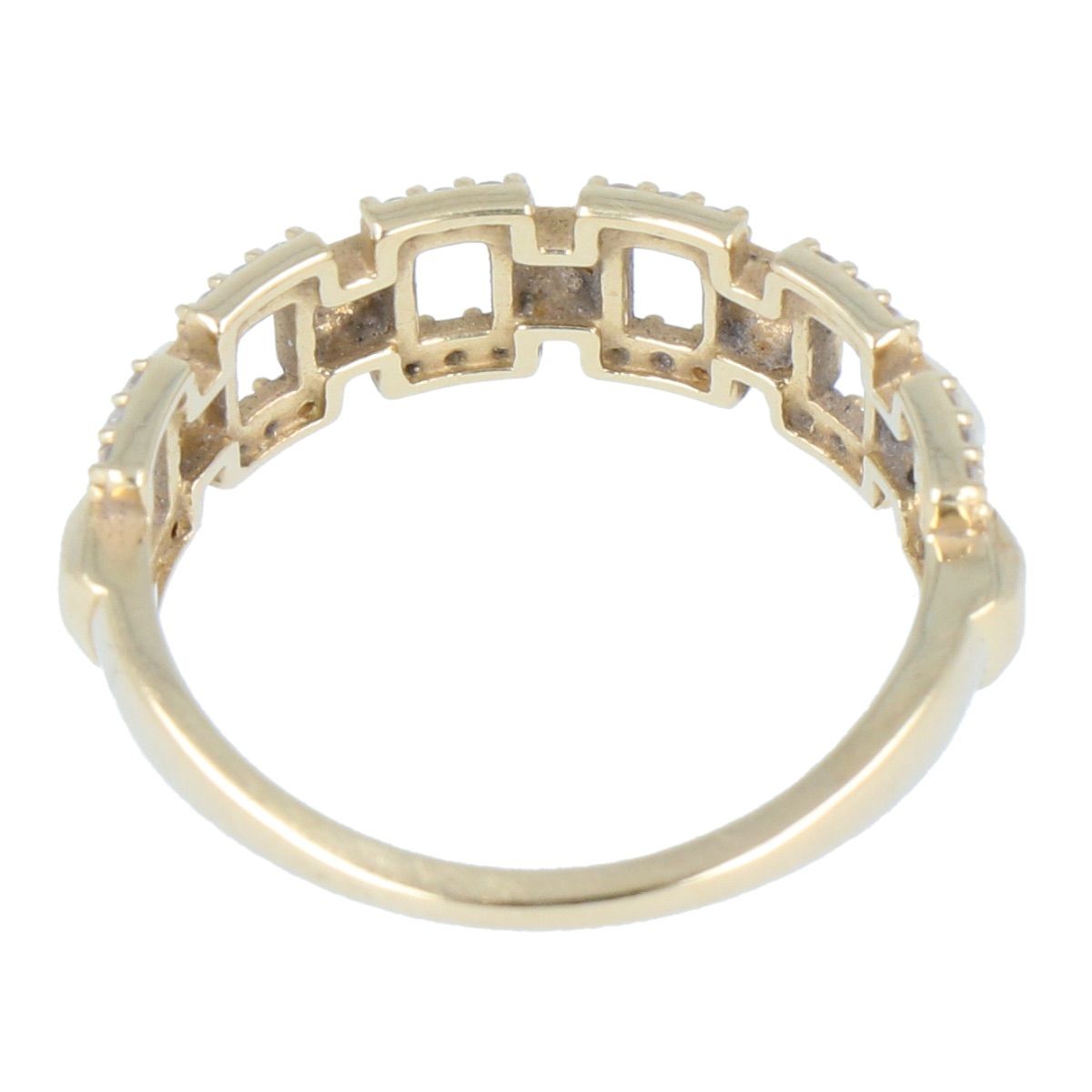 AVALANCHE】アヴァランチ 10K イエローゴールド リング ジルコニア JR