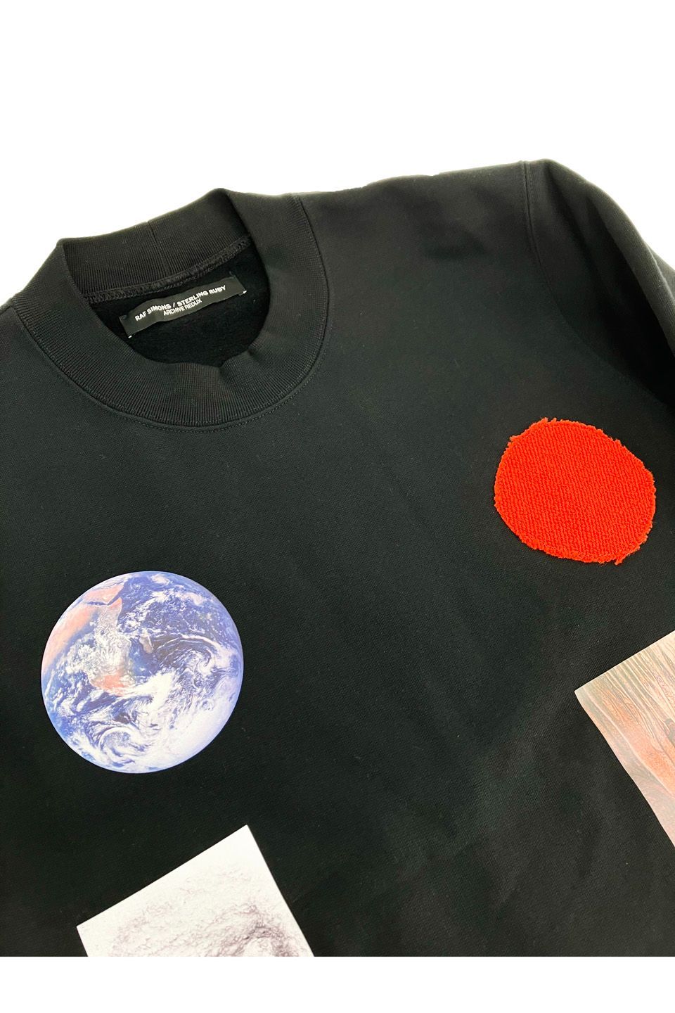 Raf Simons ARCHIVE REDUX Basic sweater with Sterling patches STERLING RUBY  ラフシモンズ アーカイブリダックス ベーシックセーター ウィズ スターリング パッチ スターリングルビー