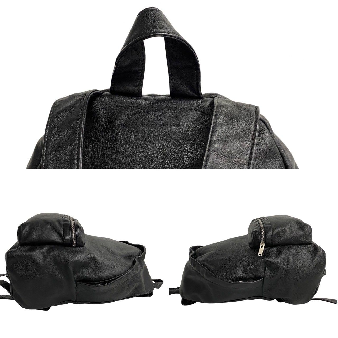 サンローランパリ シティバックパック レザーリュック 国内発 Saint Laurent CITY シティ レザー バックパック (Saint
