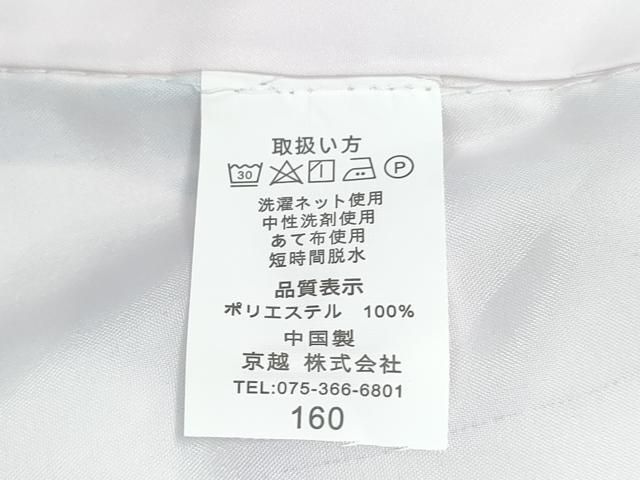 平和屋着物○小振袖 二尺袖・半襦袢セット 舞梅文 半衿刺繍 洗える着物