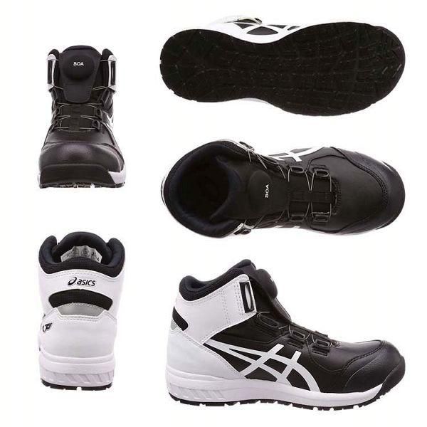 今売れているのはコレ! 公式 ホワイト×ブラック 26.5cm アシックス 安全靴 ASICS A種先芯 作業靴 CP304 ハイカット BOAシステム JSAA規格スニーカー ウィンジョブ CP304 Boa 1271A030 25.5～27.0cm アシックス こんなモデルもご提供中！