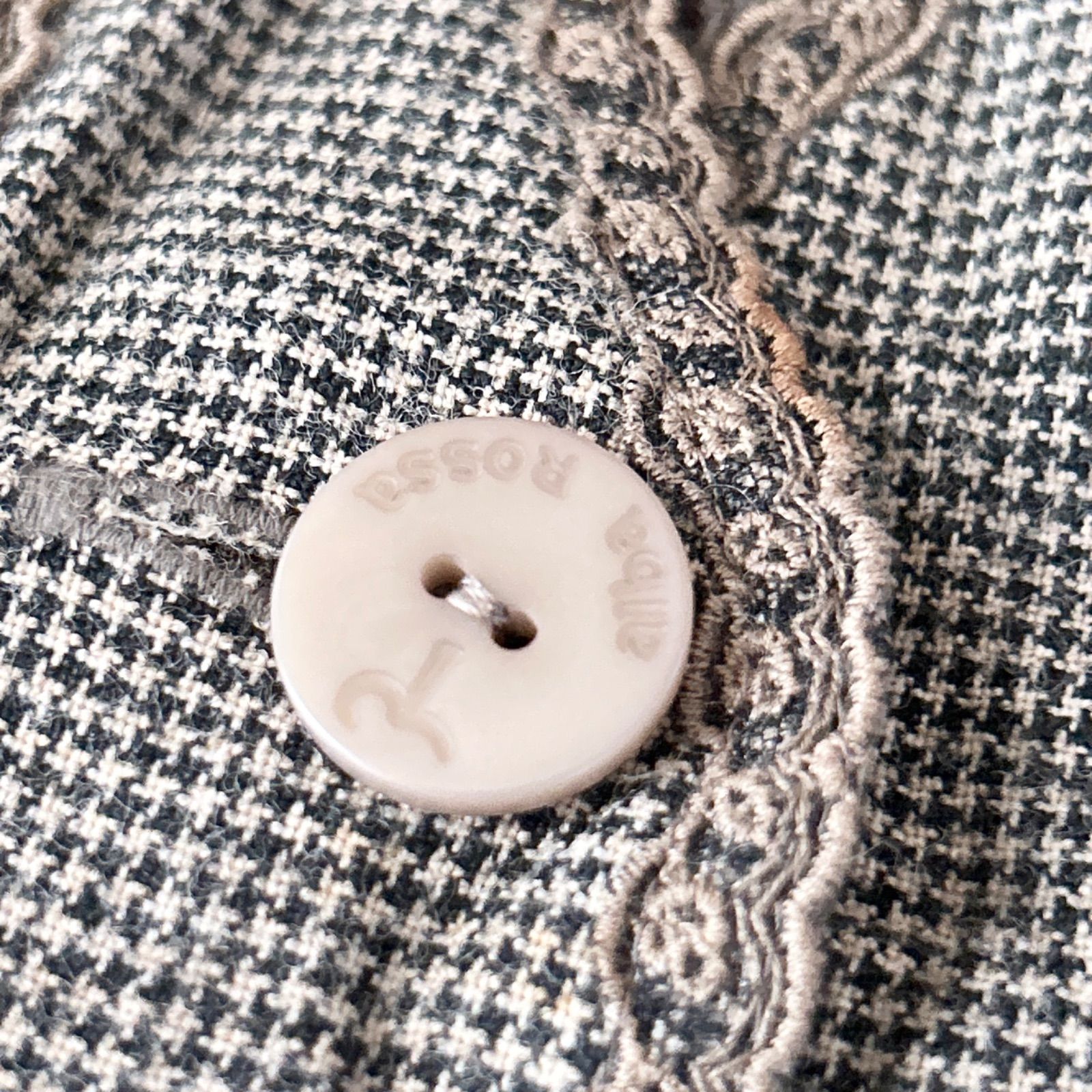 美品 Rossa インポートローサ レース メッシュ シアーベスト ジレ ベスト ジレ 刺繍レースシアーベスト レディース : ZOZOTOWN