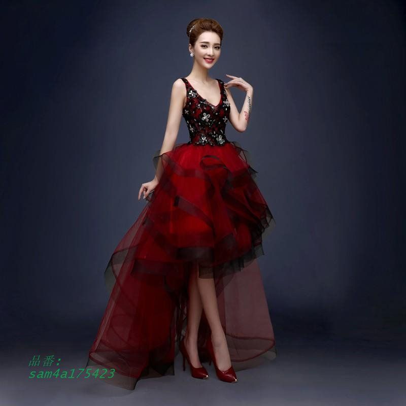 ロングドレス 演奏会用 パーティードレス 結婚式 ドレス ステージドレス 大きいサイズ 20代30代40代 コー合唱衣装 ピアノ マキシ丈 発表会 成人式 am4a175423