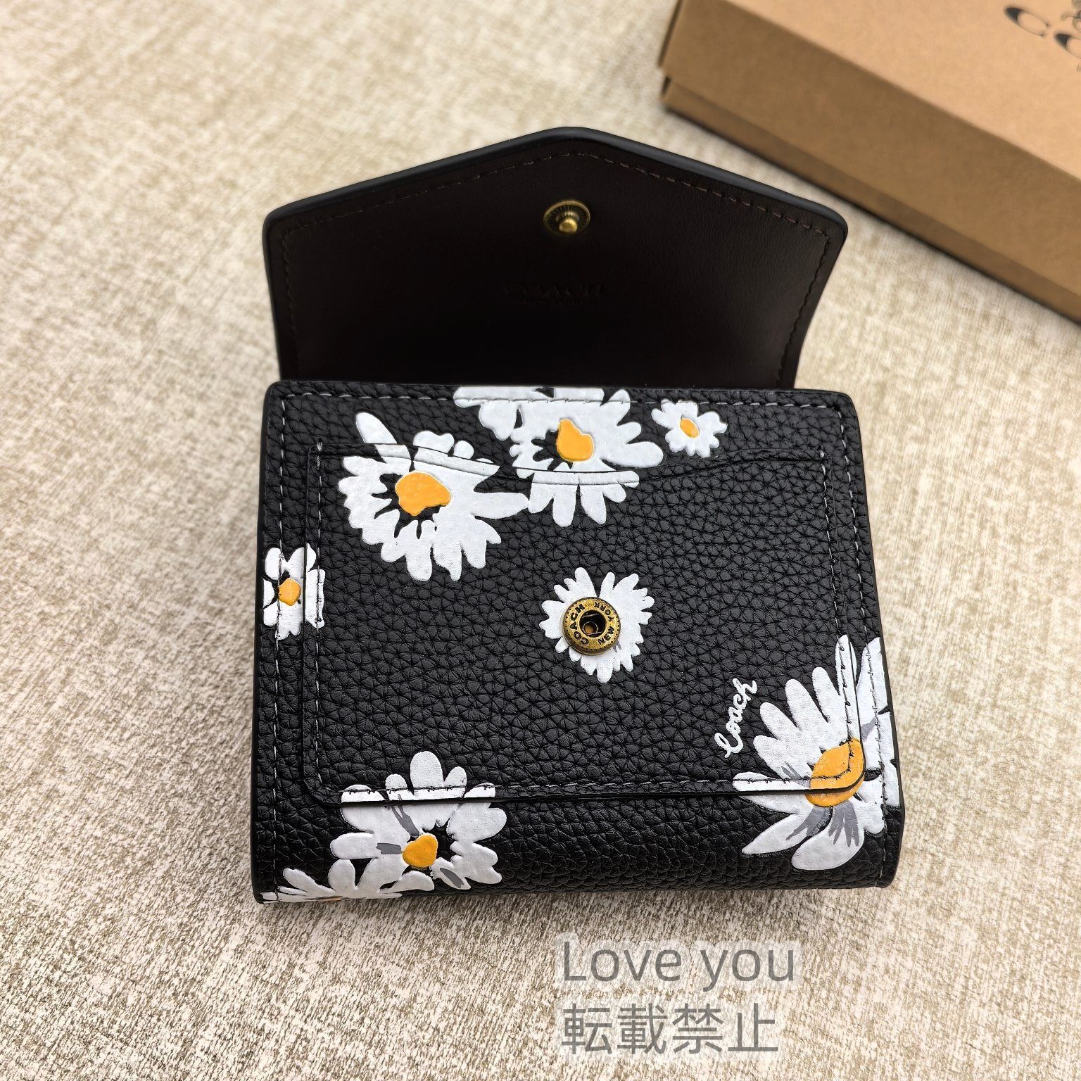 COACH CS127 ミニ財布 三つ折り財布 ウィン スモール ウォレット フローラル プリント - メルカリ