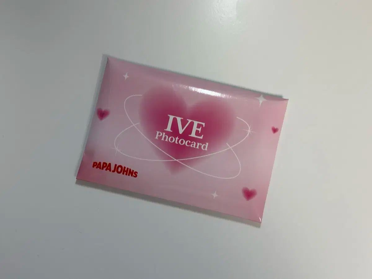 IVE - IVE papajohns フォトカード　セット IVE - IVE X PAPAJOHNS KOREA OFFICIAL EVENT PVC IVE PHOTOCARD