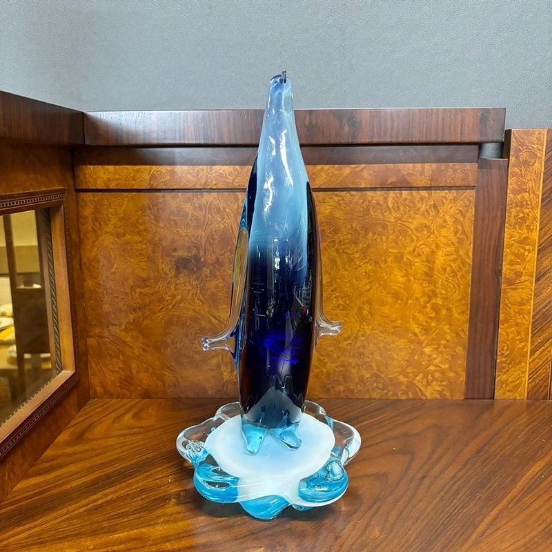 マルティグラス ペンギン 34cm レトロ MultiGlass ガラス 置物 ガラス