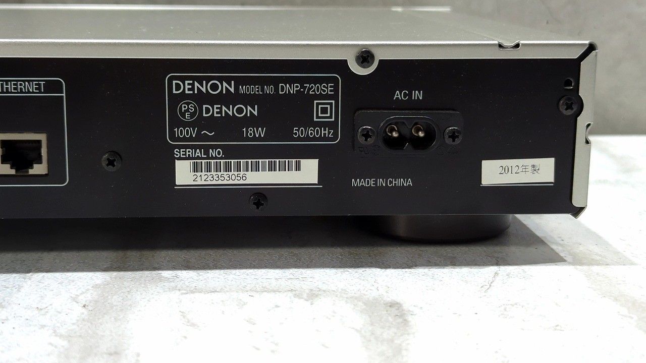 ☆DENON ネットワークオーディオプレーヤー DNP-720SE 儚く ☆DENON ネットワークオーディオプレーヤー DNP-720SE 儚く