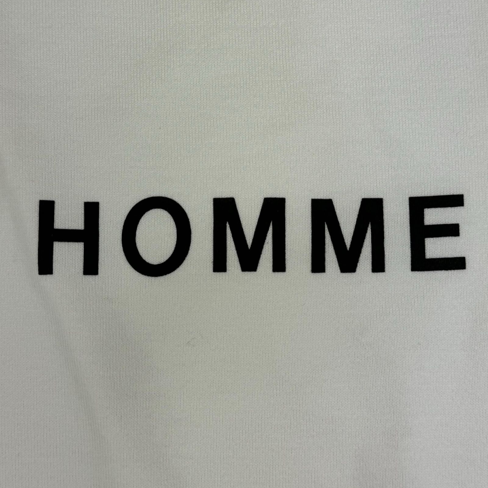 定価13200円 新品 COMME des GARCONS HOMME 23SS ロゴプリントTシャツ カットソー コムデギャルソンオム  HK-T025-051 ホワイト S 74822A5 - メルカリ