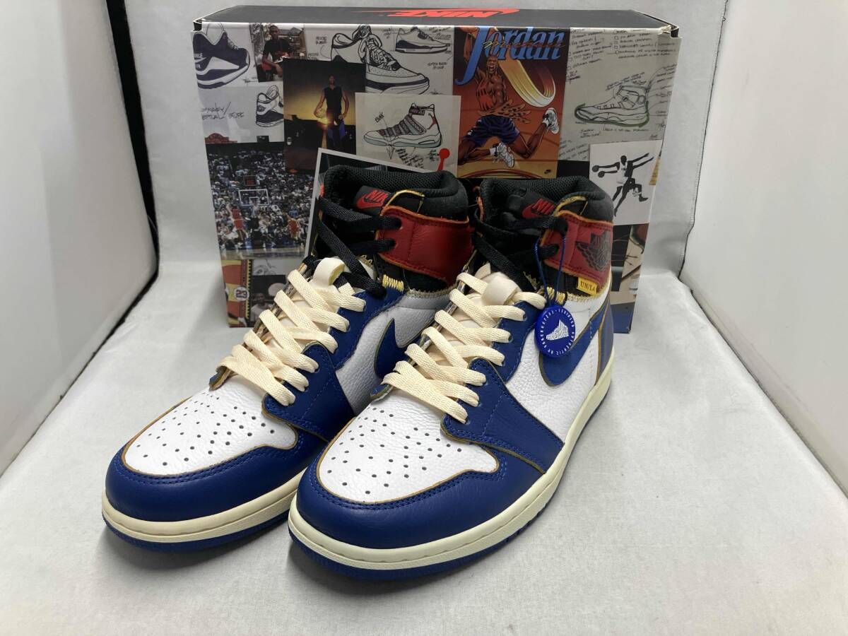 NIKE × UNION | ナイキ ユニオン BV1300-146 AIR JORDAN 1 RETRO HI NRG エアジョーダン レトロ ハイカット スニーカー 26cm