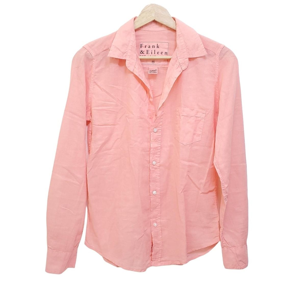 【美品】 Frank＆Eileen　フランクアンドアイリーン　長袖シャツ Frank＆Eileen フランク＆アイリーンの長袖シャツ Sサイズ 送料無料