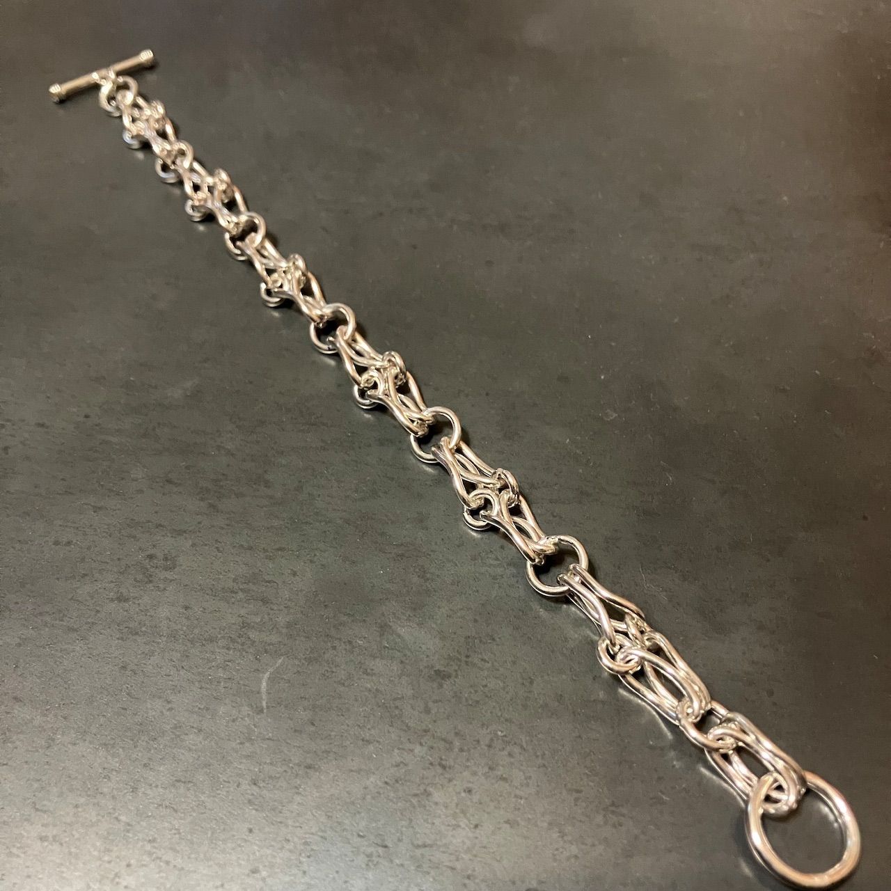 SILVER925 FOOP MANTEL BRACELET/シルバー/ブレス SILVER925 DEFORMATION DESIGN MANTEL BRACELET/シルバー/ブレス