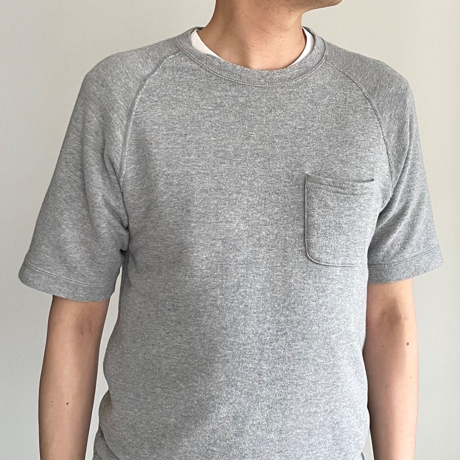LOOPWHEELER / BEAMS PLUS 別注 半袖スウェット クルーネック T