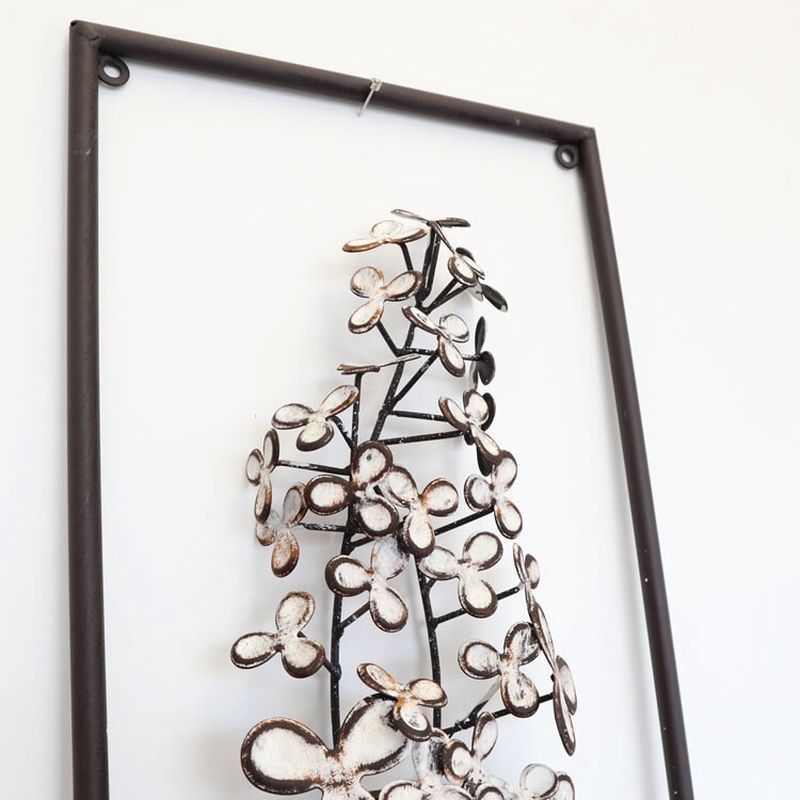 ウォールアートパネル 壁掛け 壁飾り アンティークホワイト かわ畑貿易