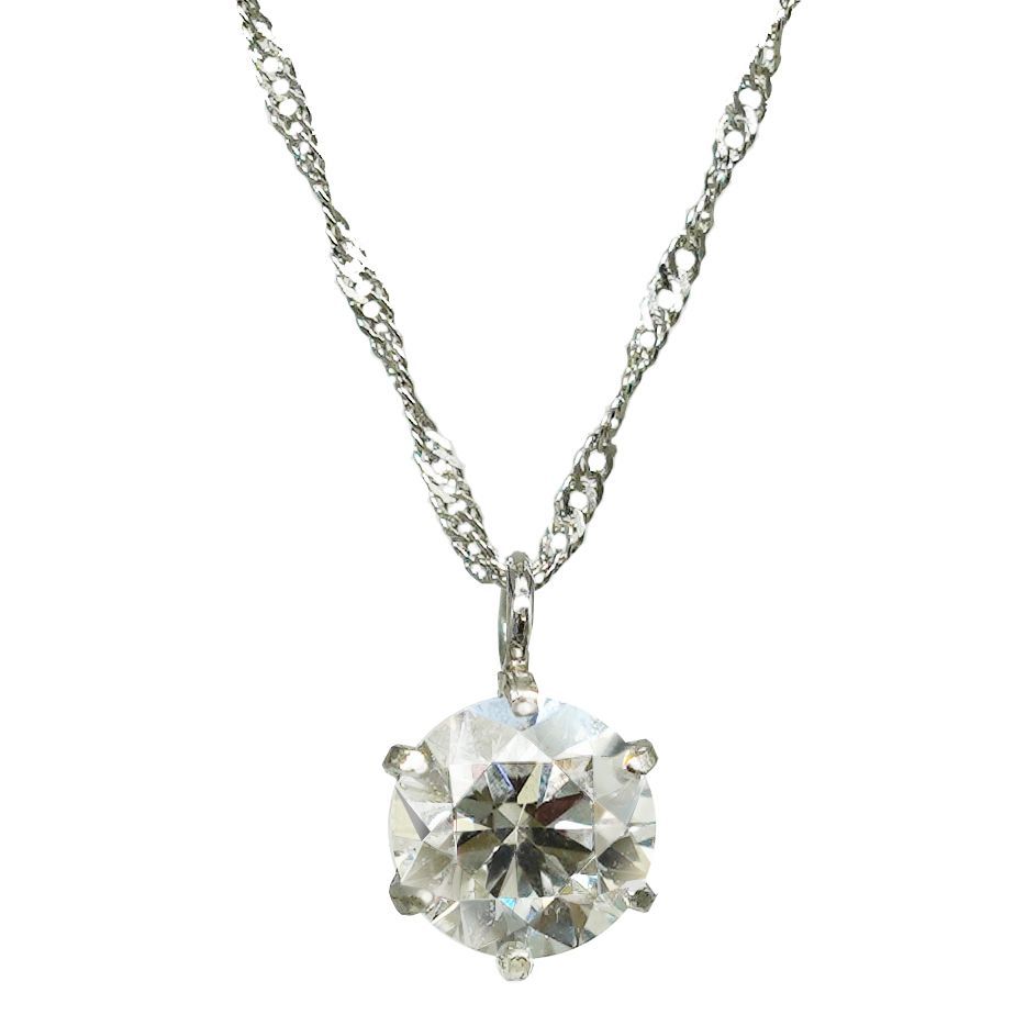ラボグロウンダイヤモンドペンダント 0.36ct Eカラー SI1クラス - メルカリ 