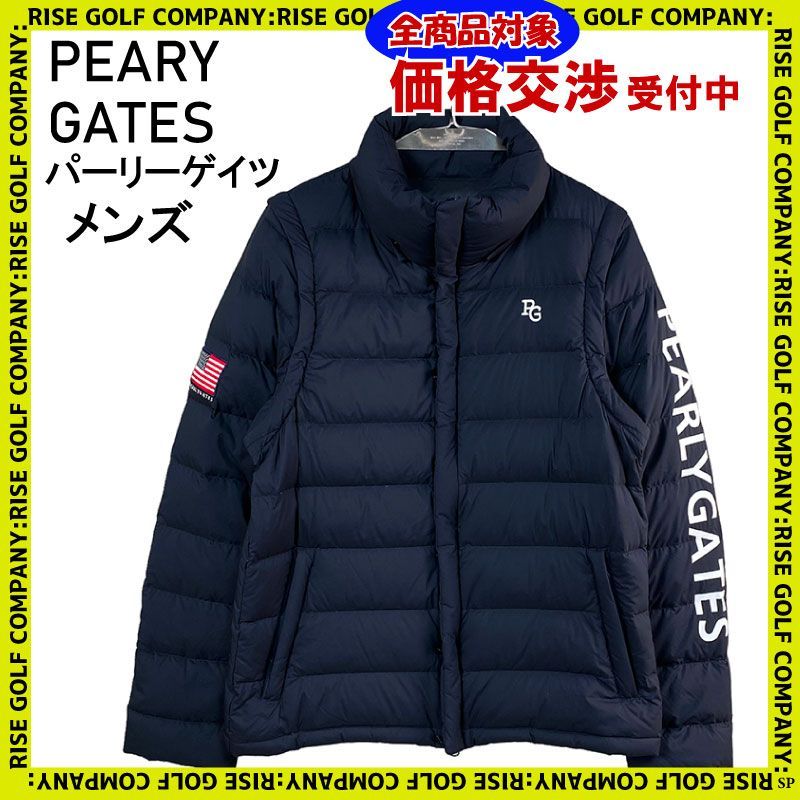 PEARLY GATESパーリーゲイツ蓄熱保温 ハイネックブルゾン ブラック ...