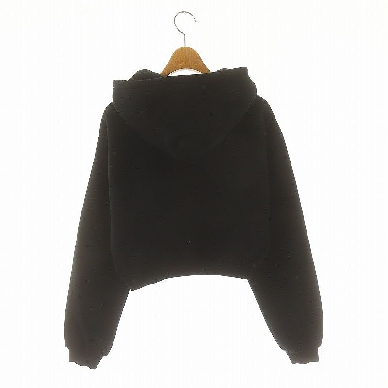 ミシェルマカロン michell Macaron ロゴ刺繍 ショート丈 裏起毛