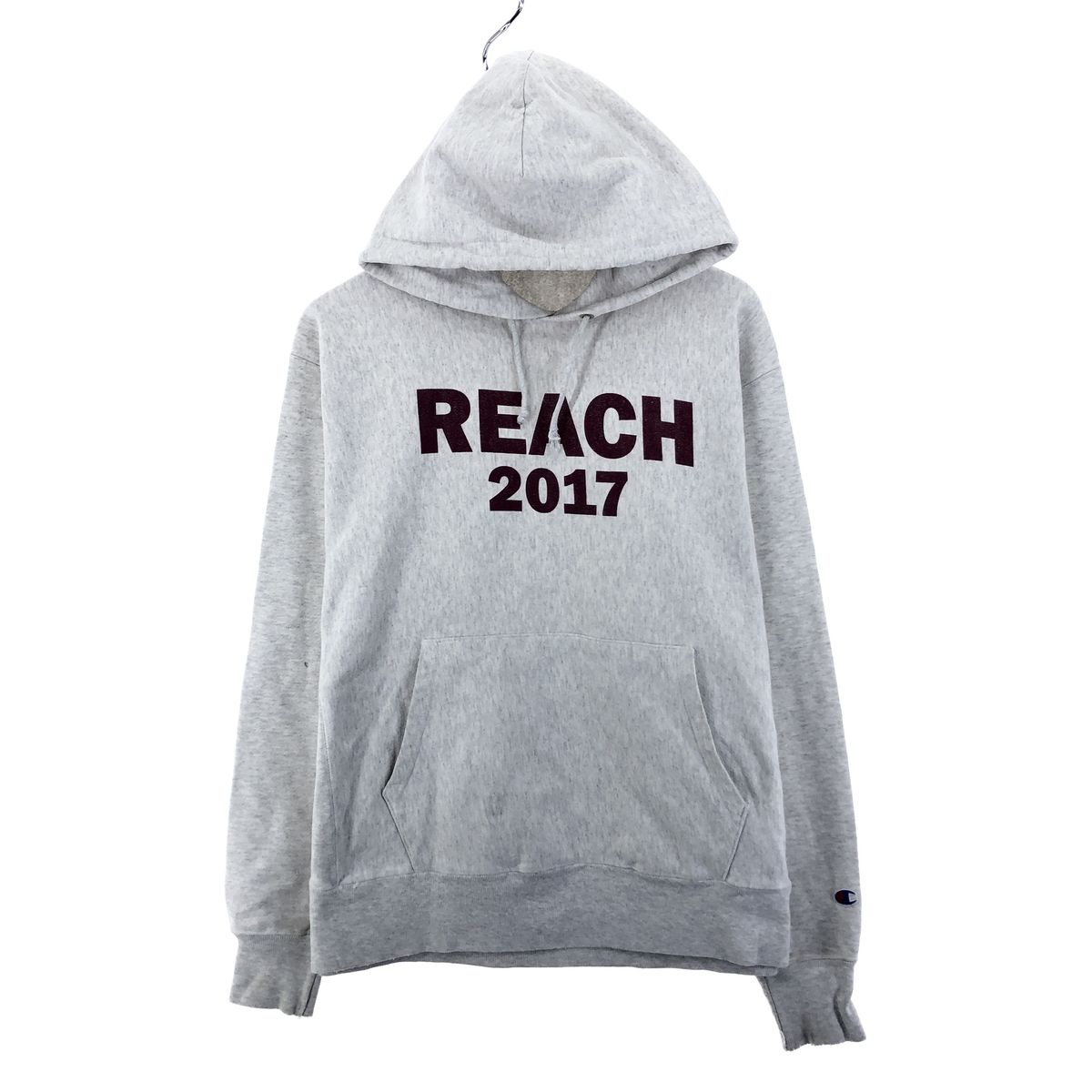 古着 チャンピオン Champion リバースウィーブ 復刻 単色タグ 両面プリント スウェットプルオーバーパーカー メンズL/eaa388911