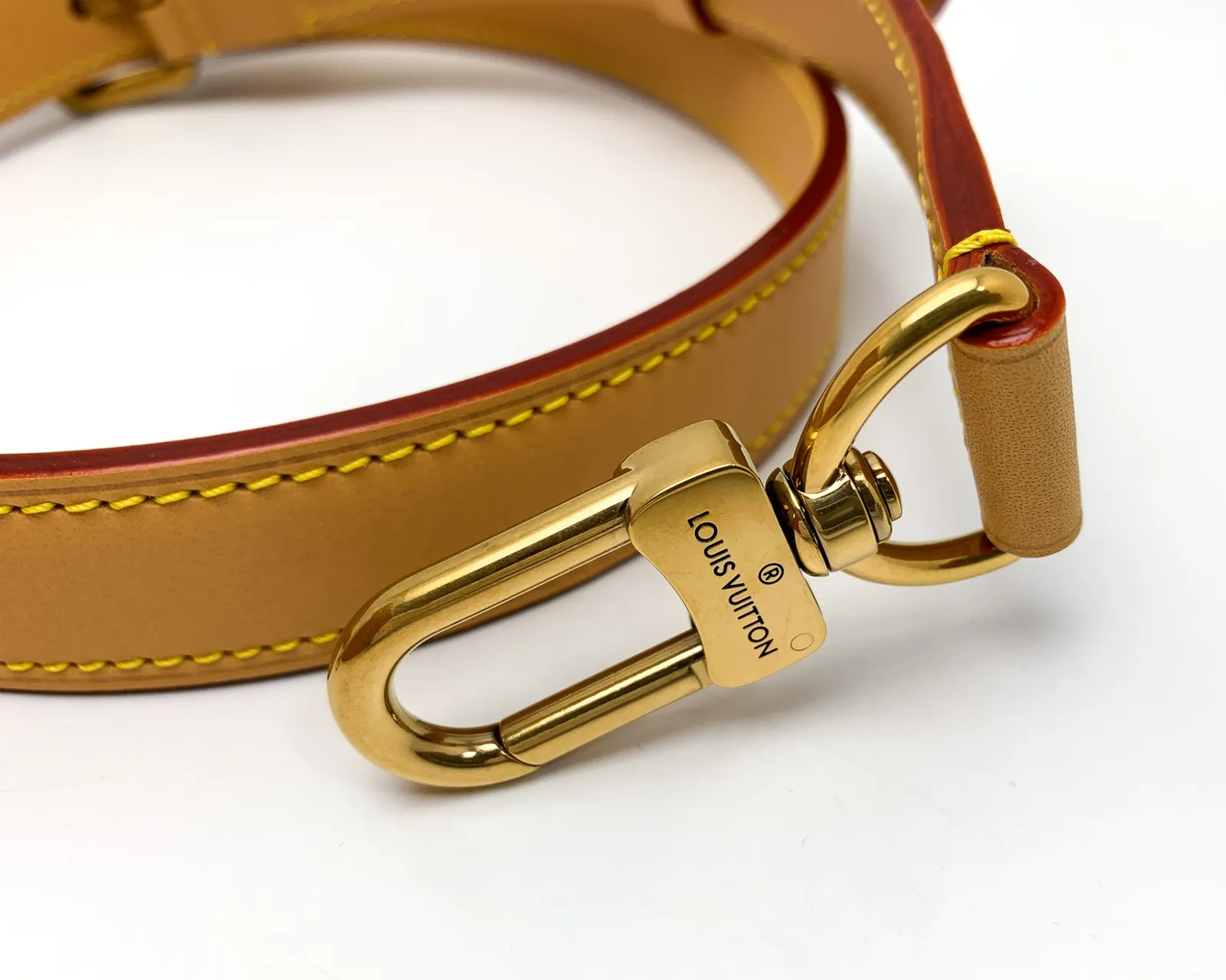 ルイヴィトン　イエローキャンバス地ベルト イエロー（黄色）系 Louis Vuitton(ルイヴィトン) ベルト(メンズ
