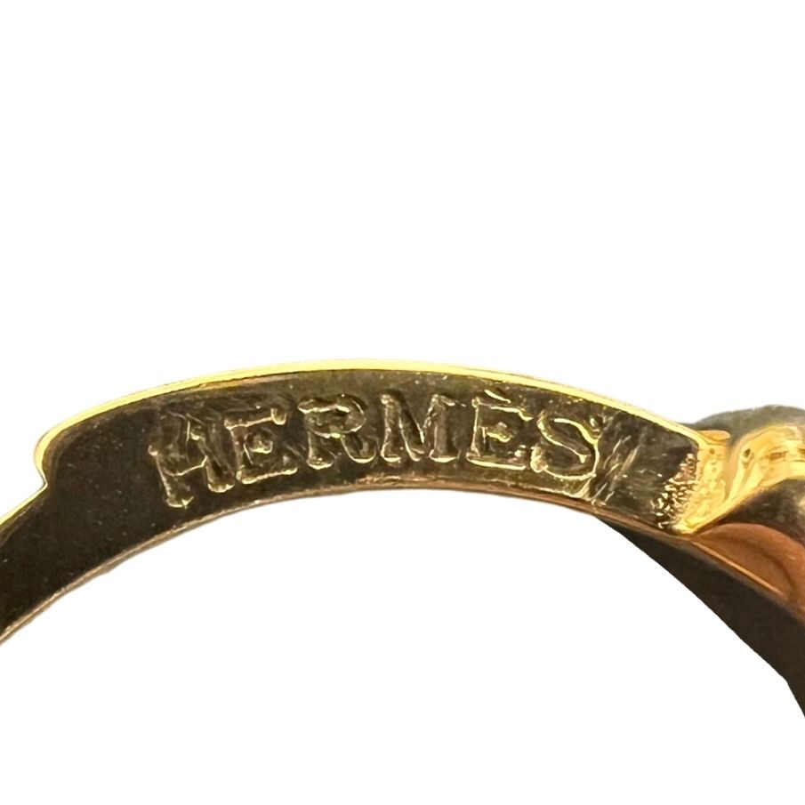 HERMES　スカーフリング　ベルトモチーフ　ゴールド　アクセサリー　r119 楽天市場】HERMES エルメス ブックル セリエ スカーフリング