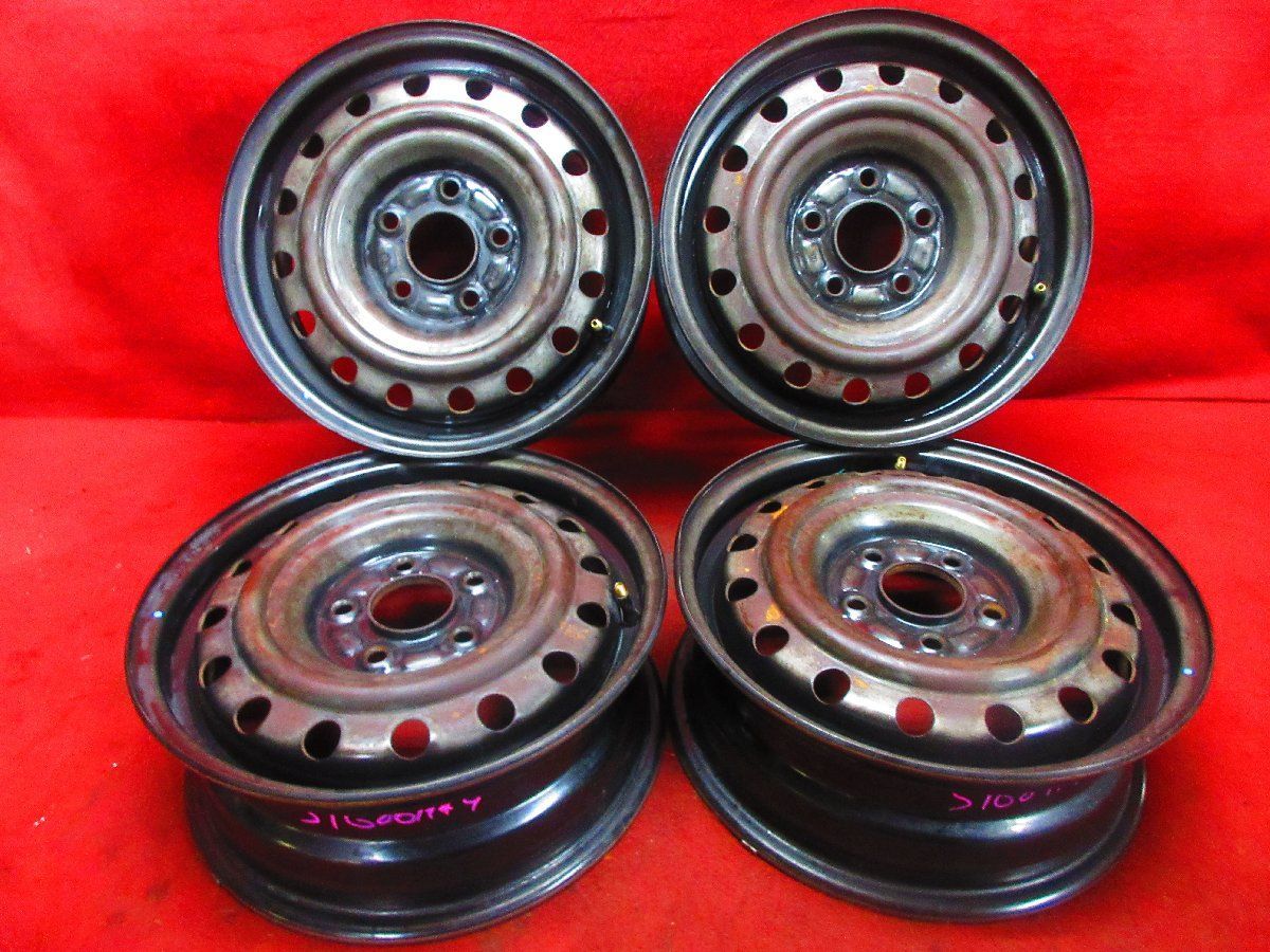 限定出品　セレナc26 純正ホイール スチール ホイール 4本 日産 セレナ C26 C27 純正15×5.5J 5穴