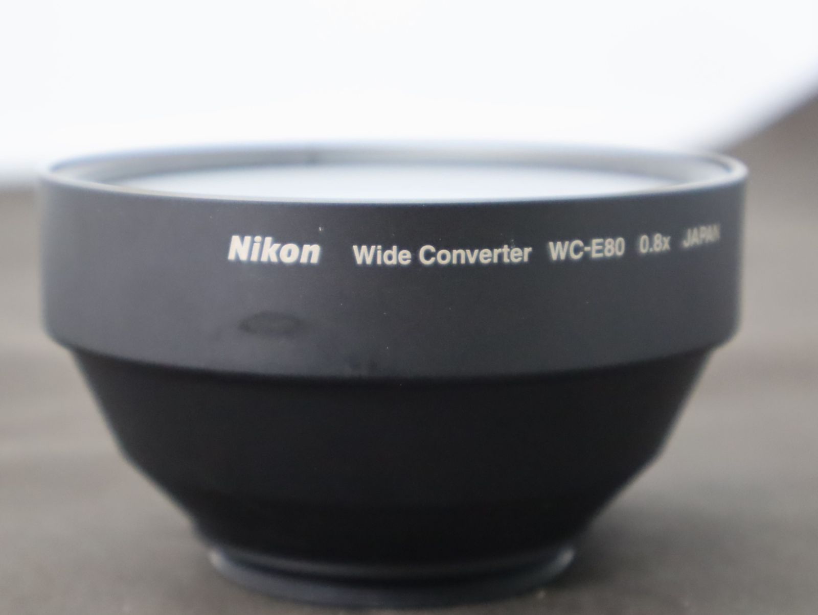 ◇カメラ機器 ｜ワイドコンバーター カメラレンズ｜NIKON ニコン WC-E80 0.8X  ｜ パーツ ジャンク扱い JUNK■O4892