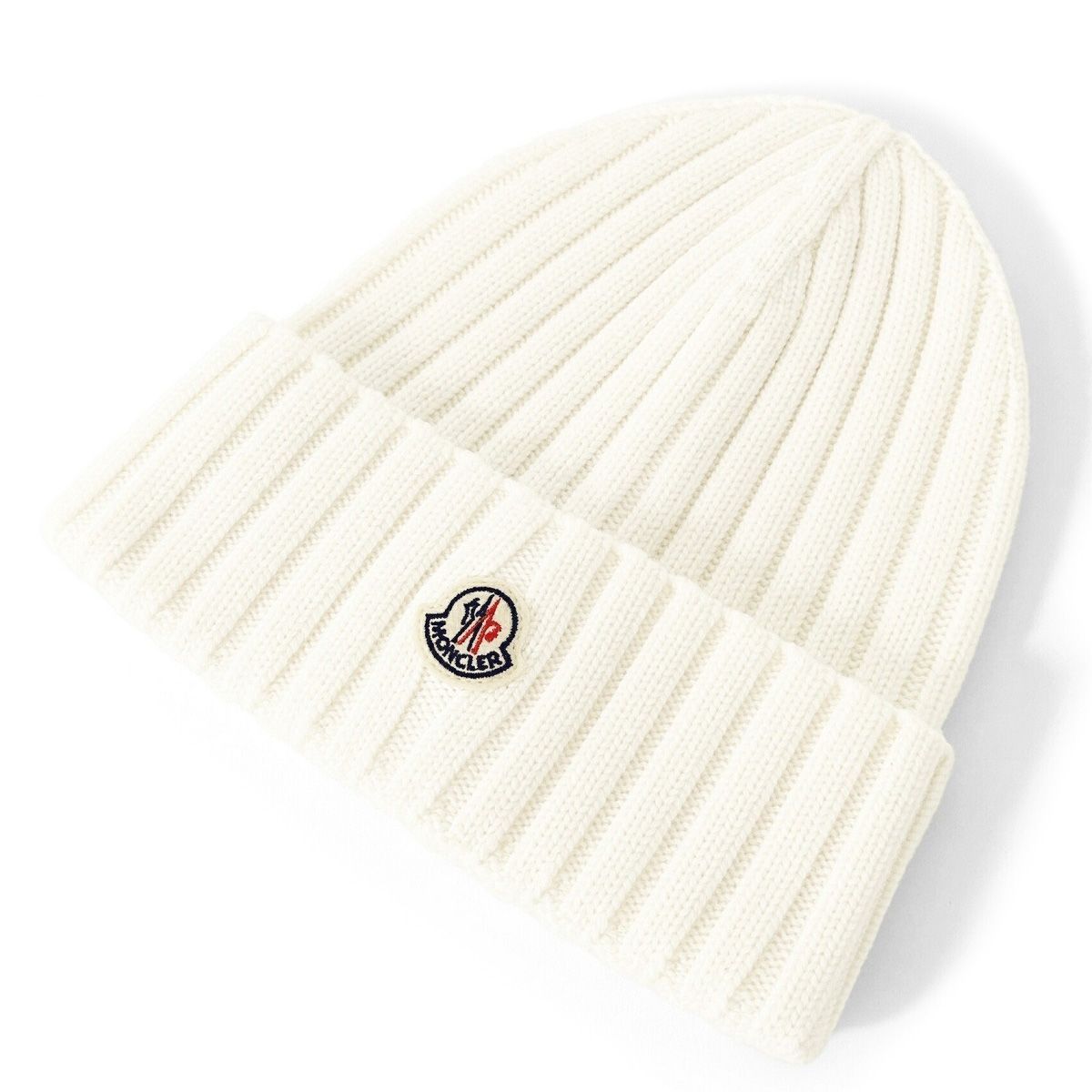 104 MONCLER モンクレール 3B00036 A9327 ホワイト ニットキャップ ニット帽 男女兼用