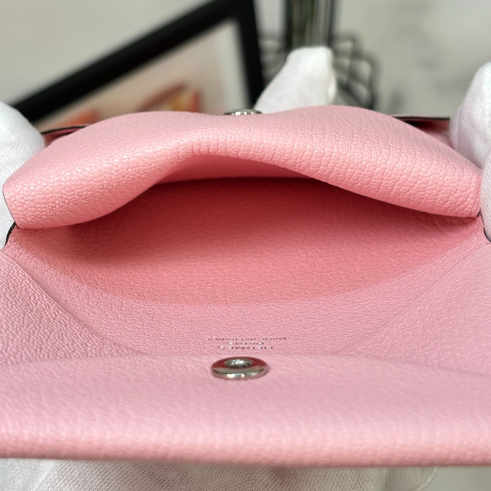 鑑定済み 【 新品未使用 】 エルメス 《 カルヴィデュオ 》 ローズ