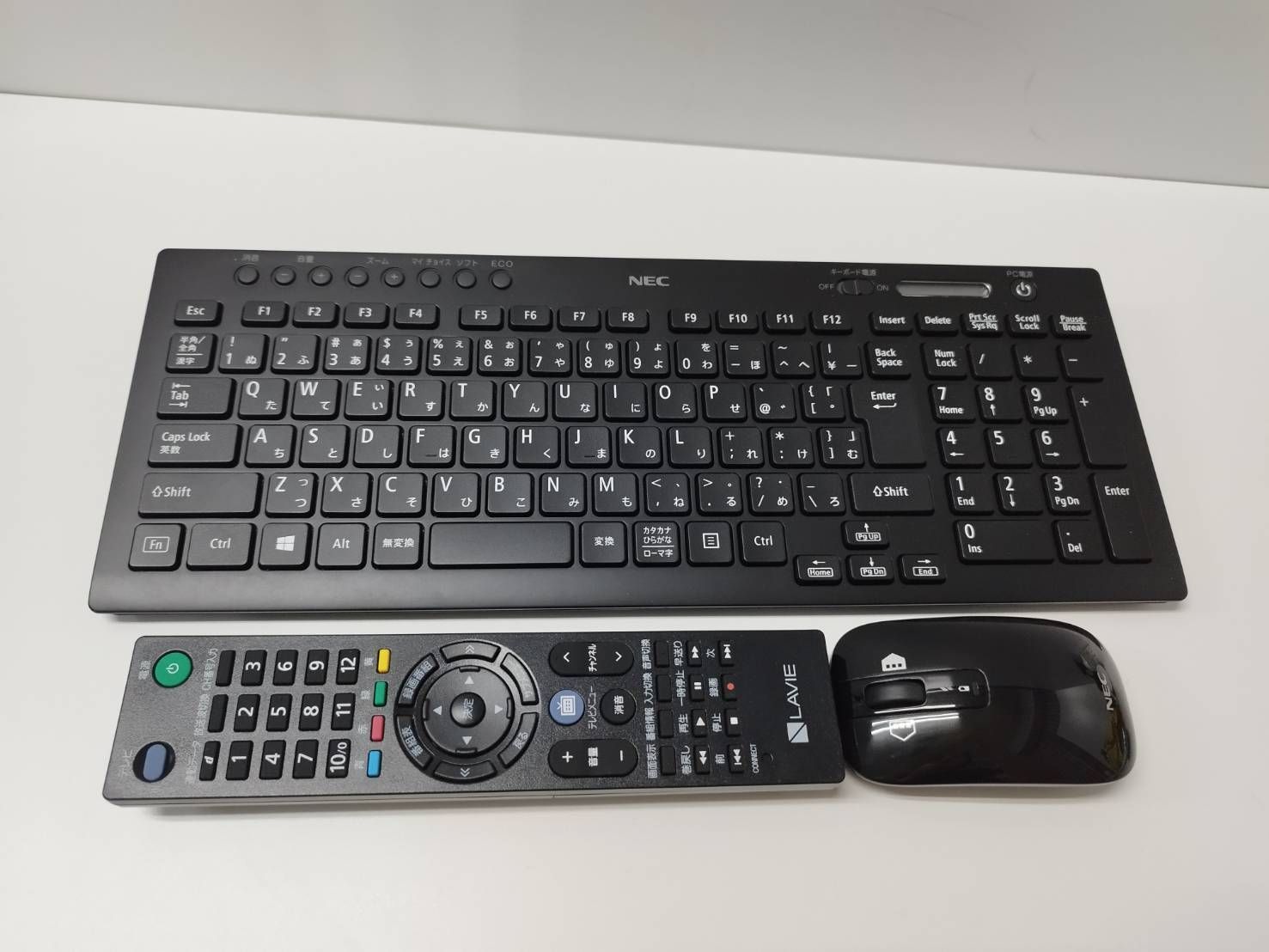 NEC キーボード KG-1129 リモコン RC-1530 マウス MG-1625 セット