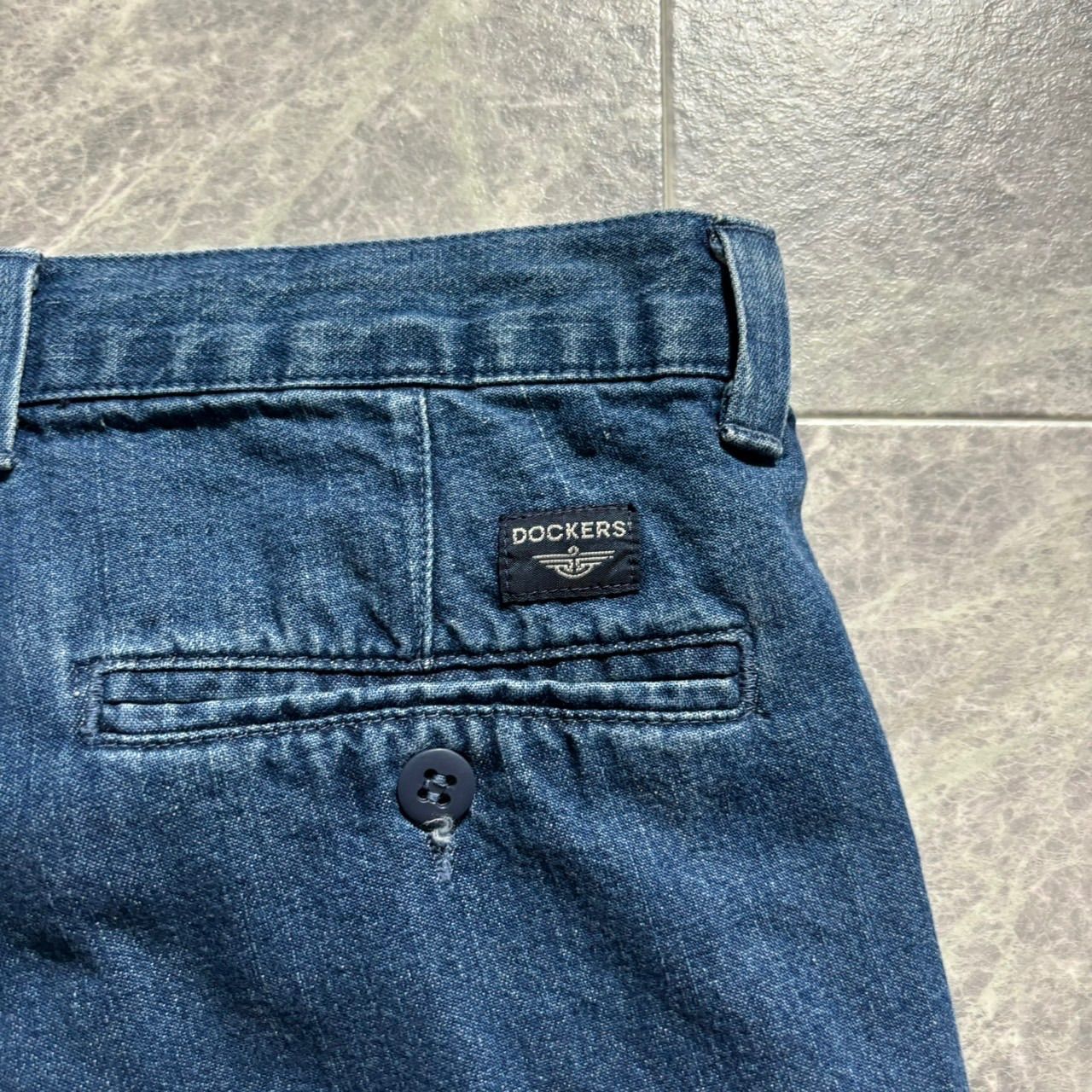 00s DOCKERS 2tuck Denim Shorts - メルカリ