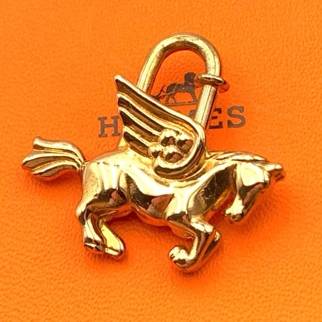 極美品 エルメス カデナ ペガサス キーホルダー 1993年限定