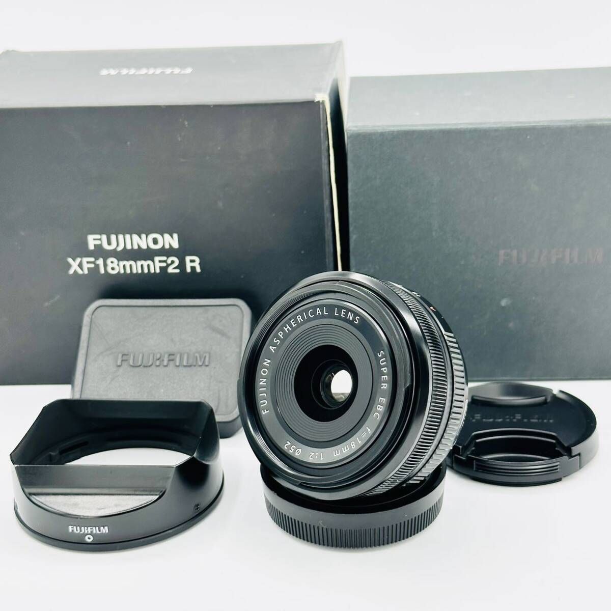 美品】富士フイルム(FUJIFILM) X 交換レンズ フジノン 単焦点 広角 コンパクト 18mm F2 絞りリング F XF18MMF2 R -  メルカリ