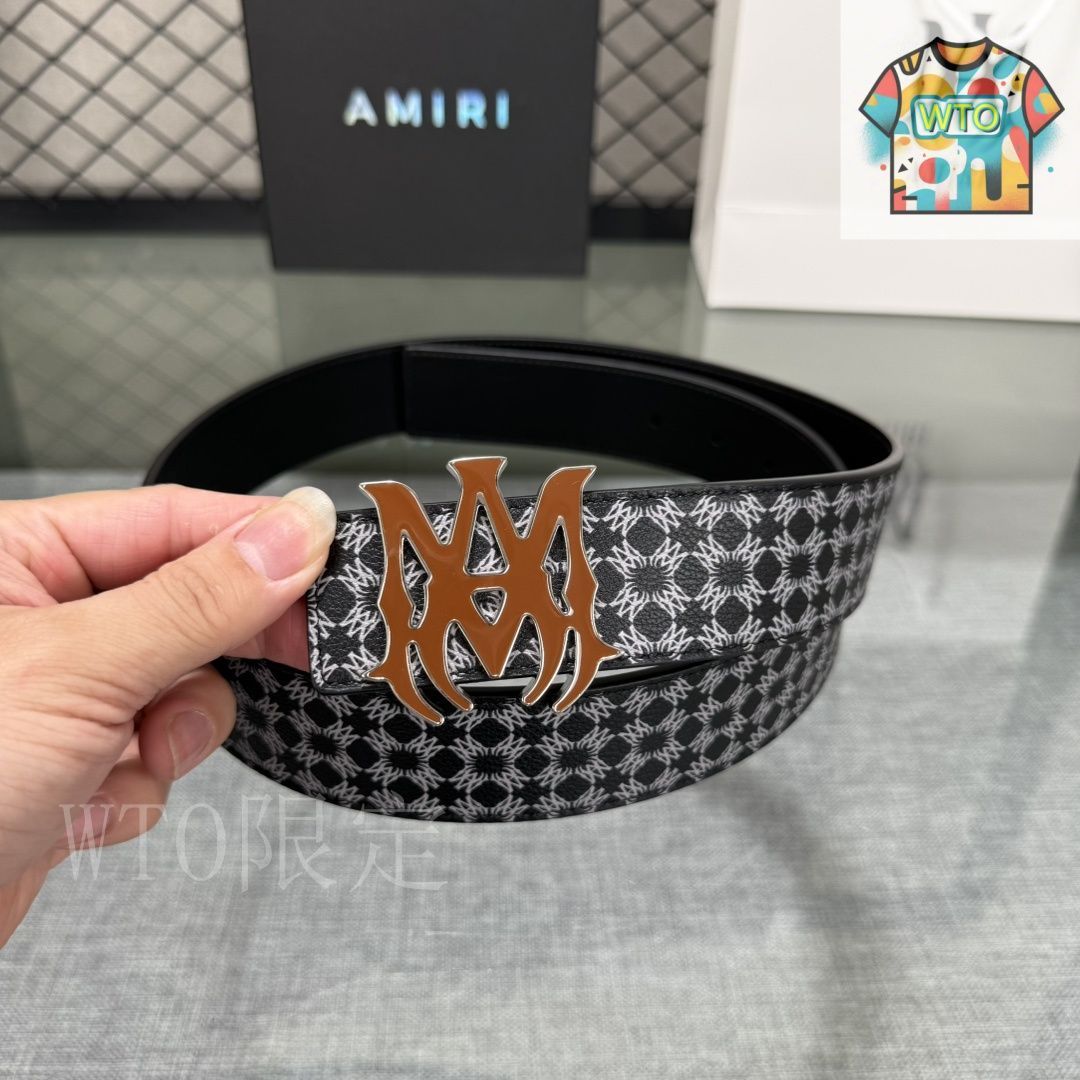 今日特価】AMIRI ダブルフェイスレザーベルト-3 - メルカリ