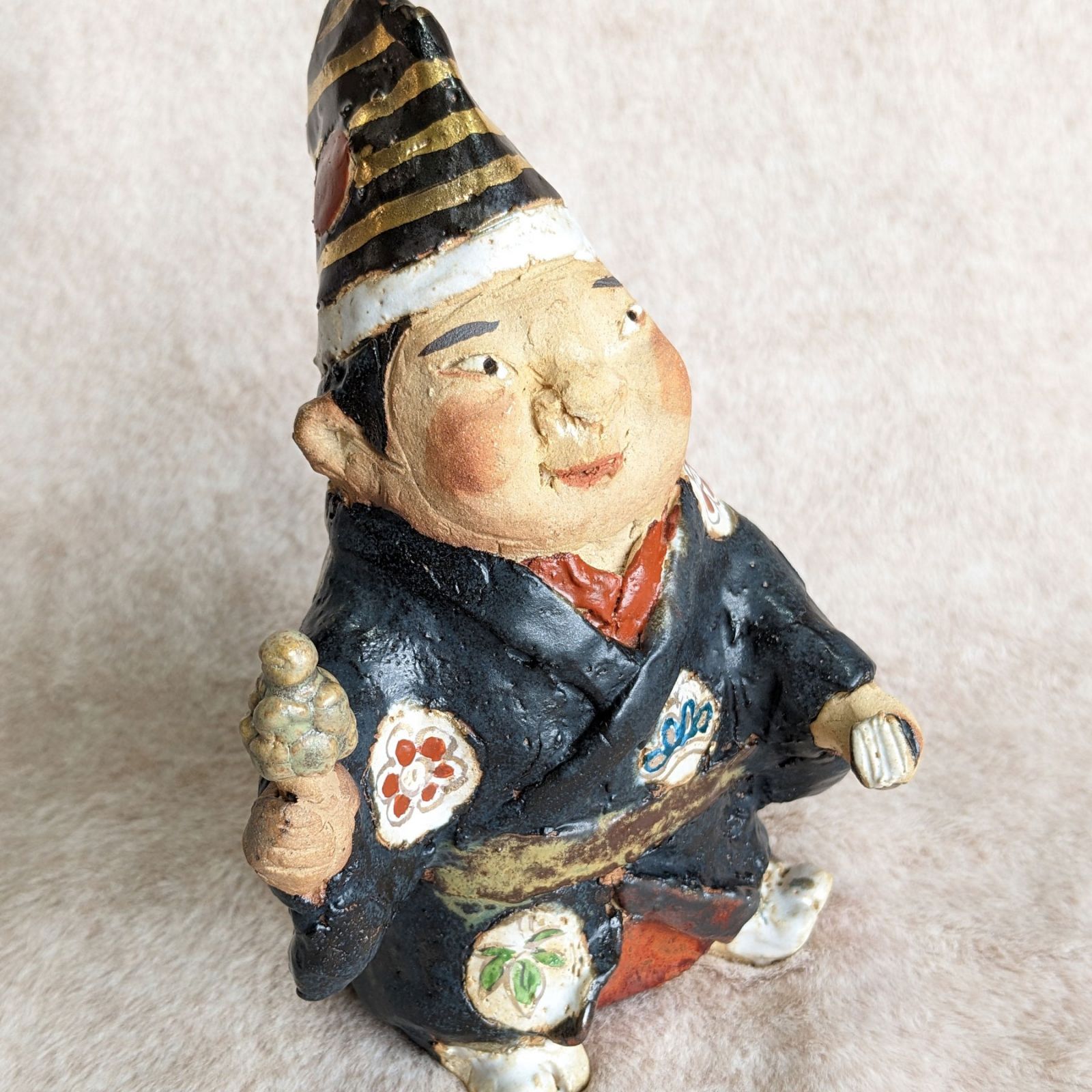 人形陶芸作家　ささきようこ　馬頭観音　午年 ささきようこ作陶人形 馬頭観音午年