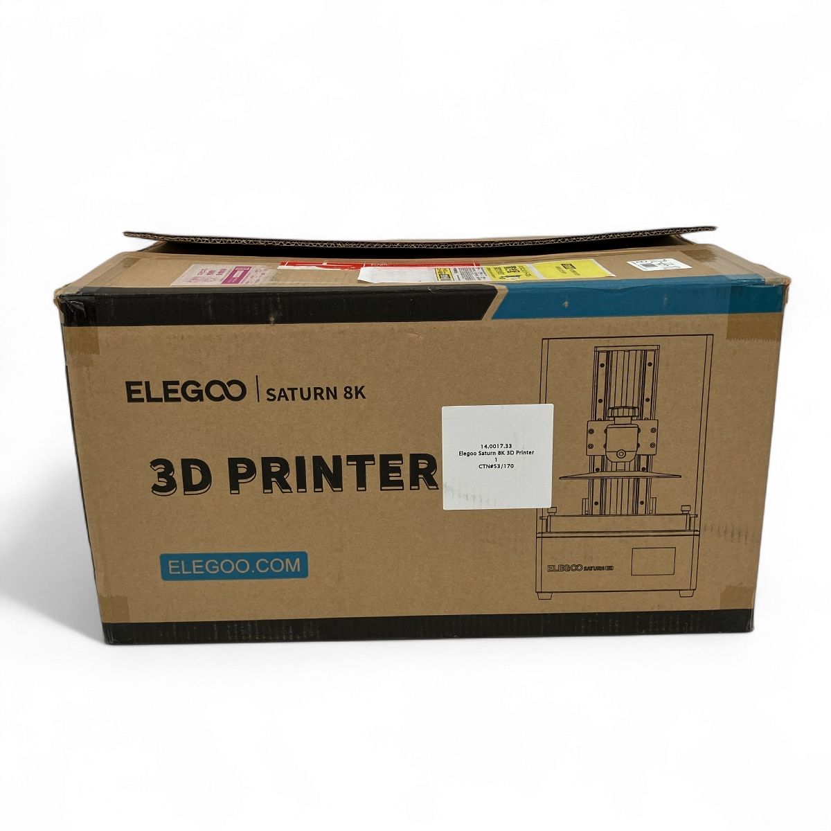 孔雀 3Dプリンター製 ELEGOO Saturn 8K 3Dプリンター 光造形方式 ジャンク Z9958684 こ度は