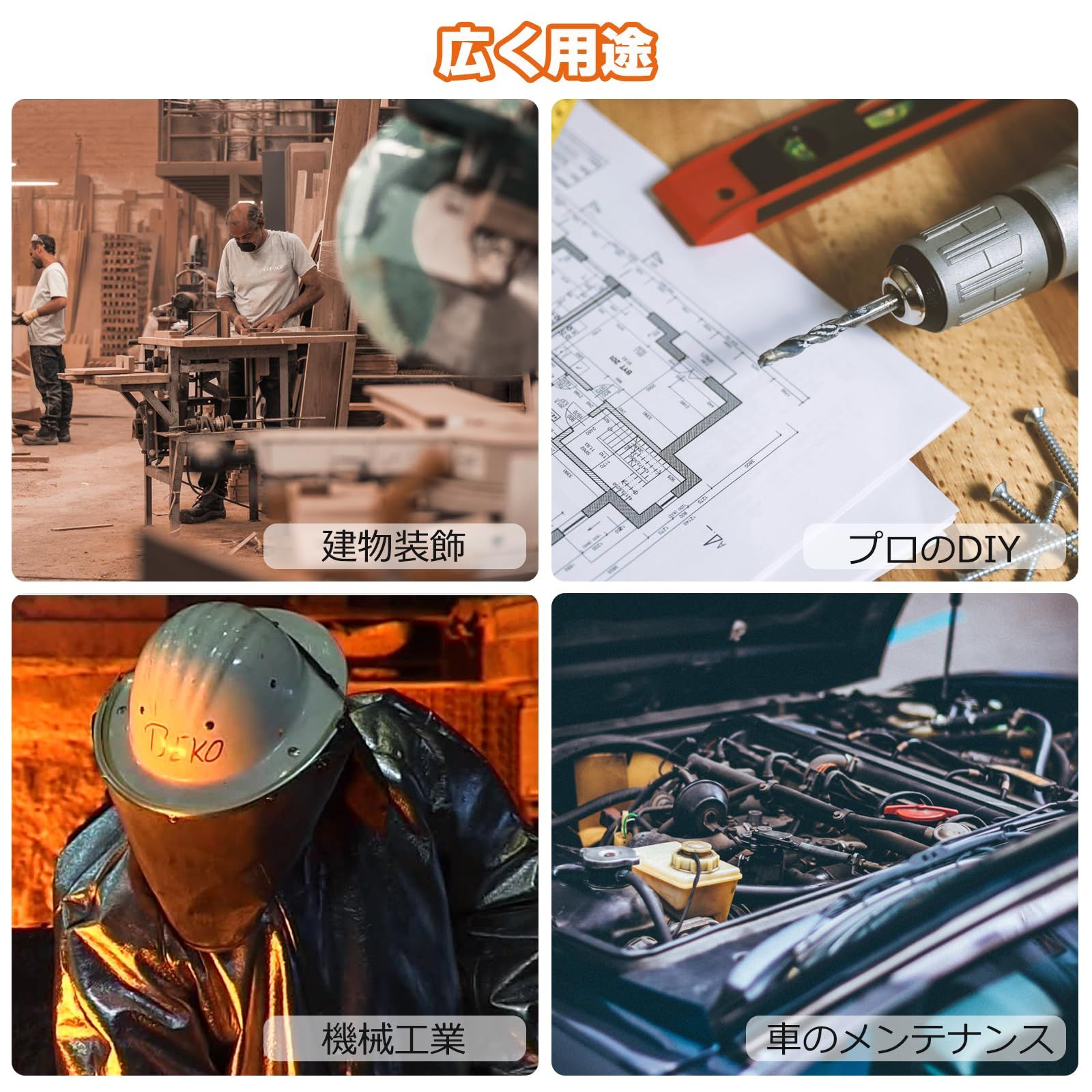 高効率 DIY|装飾産業|自動車製造|容器製造などに適用