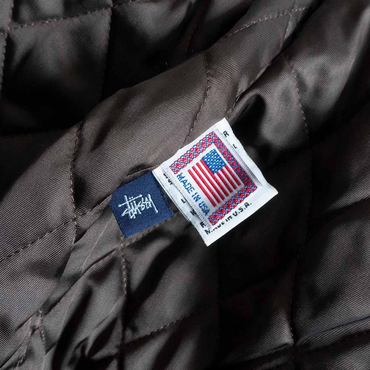 雰囲気抜群】STUSSY【90s スタジャン】M オールド ステューシー