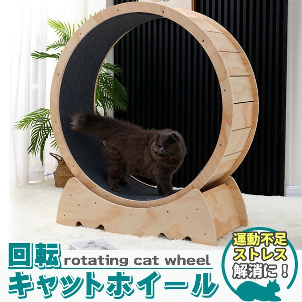 キャットホイール 猫 ルームランナー 猫 回し車 猫ホイール 室内運動用 ホイール ローラー 自走式 ルームランナー